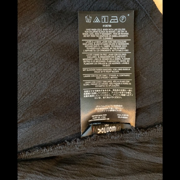 Volcom Black What a Stud Mini Flare Dress. Size S - Picture 15 of 16